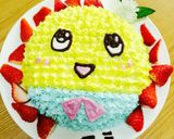 炊飯器ホットケーキ ふなっしーデコ作り方4写真