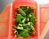 レンジで簡単☆お弁当にも・甘辛ピーマン。作り方1写真