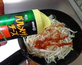 最速のもやしのナポリタン作り方7写真