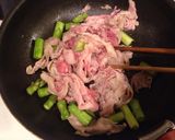 簡単！豚肉とアスパラのバタポン炒め作り方2写真
