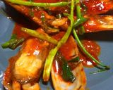 韓国風 あげまき貝のコチュ炒め作り方5写真