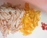 菊芋とピーマンのお惣菜作り方1写真
