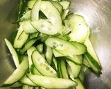 もやしときゅうりの麺つゆさっぱり和え作り方1写真