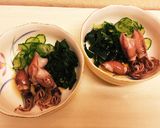 さっぱり★ホタルイカとわかめの酢の物作り方3写真