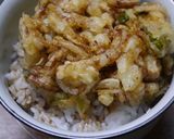 ベビー　ほたてのかき揚げ　どんぶりにも作り方4写真