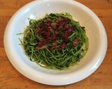 豆苗の焦がしバター醤油和え作り方6写真