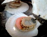 丸ごと【ホタテ貝のコキールグラタン】作り方5写真