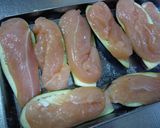 茄子と鶏ささみのチーズ焼き作り方4写真