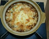 焼きチーズみそ煮込み風うどん作り方3写真