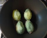 アボガドの肉詰め～甘辛だれをかけて作り方7写真