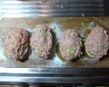アボガドの肉詰め～甘辛だれをかけて作り方6写真