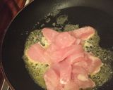鶏ムネ肉と春キャベツのバター味噌炒め♪作り方5写真