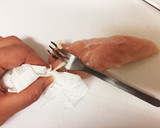 簡単！新玉ねぎとささ身のマヨわさ和え作り方1写真