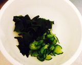 簡単 きゅうりとわかめの酢の物☆作り方1写真