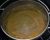 キャンプxなすとベーコンのトマトパスタ作り方7写真
