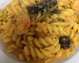 エビのトマトクリームパスタ(∩´∀｀)∩作り方6写真