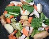 あまり野菜で中華風ランチスープ。作り方1写真