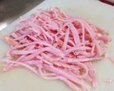 簡単☆刻みキャベツ刻みハムのホットサンド作り方1写真