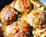 たっぷり食べたい煮込みチーズハンバーグ作り方8写真