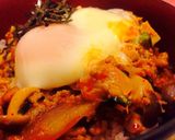 男前の優しい辛さが後引く♪納豆キムチ丼★作り方6写真