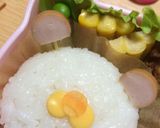 幼稚園 キャラ弁♡ライオン ？ お弁当作り方2写真