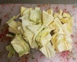 簡単☆揚げ玉キャベツ☆お弁当にも♪作り方1写真