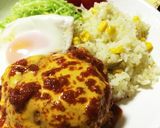 たっぷり食べたい煮込みチーズハンバーグ作り方11写真
