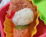 キャラ弁 いちごキティー作り方3写真