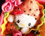 キャラ弁 いちごキティー作り方5写真
