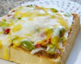おひとりさまの味噌マヨピザトースト作り方4写真