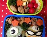 キャラ弁♡モンスターズ・インク作り方2写真