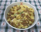 朝ご飯に♪ふわふわトロトロ納豆入り卵焼き作り方6写真