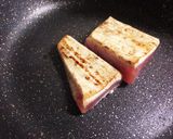 マグロのステーキ、バター正油ソースがけ作り方2写真