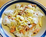 簡単ランチ☆５分でツナチーズご飯作り方1写真
