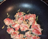 焼き葱、油揚げと牛コマのオカカ炒め❢作り方3写真