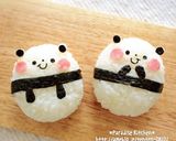 キャラ弁＊簡単♪ツインズパンダちゃん弁当作り方3写真