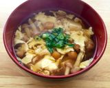 なめこトロッ、たまごフンワリとろみ汁作り方9写真