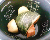 かぼちゃを炊飯器で炊きました！作り方5写真