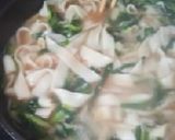 柔らかい鶏もも肉のみそ煮こみうどん作り方8写真