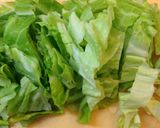 ◉鮭と春キャベツの煮物作り方1写真
