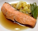 ◉鮭と春キャベツの煮物作り方4写真