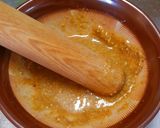 春菊と小えびの胡麻味噌和え♪作り方3写真