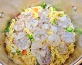 鍋一つで★海老とブロッコリーのパスタ★作り方3写真