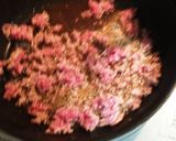 タケノコとひき肉の和風パスタ作り方1写真