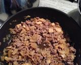 タケノコとひき肉の和風パスタ作り方2写真