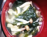 大根とワカメのシンプル味噌汁作り方7写真