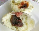ひな祭りに♪春らしい桜蒸しパン★餡入り作り方6写真