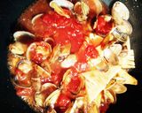 あさりの出汁で!あさりとトマトのパスタ作り方5写真