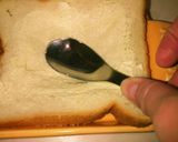 ﾌﾗｲﾊﾟﾝ無し土手無し目玉焼きﾄｰｽﾄ作り方2写真