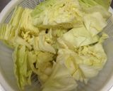 茹でキャベツの和風ツナ和え作り方1写真